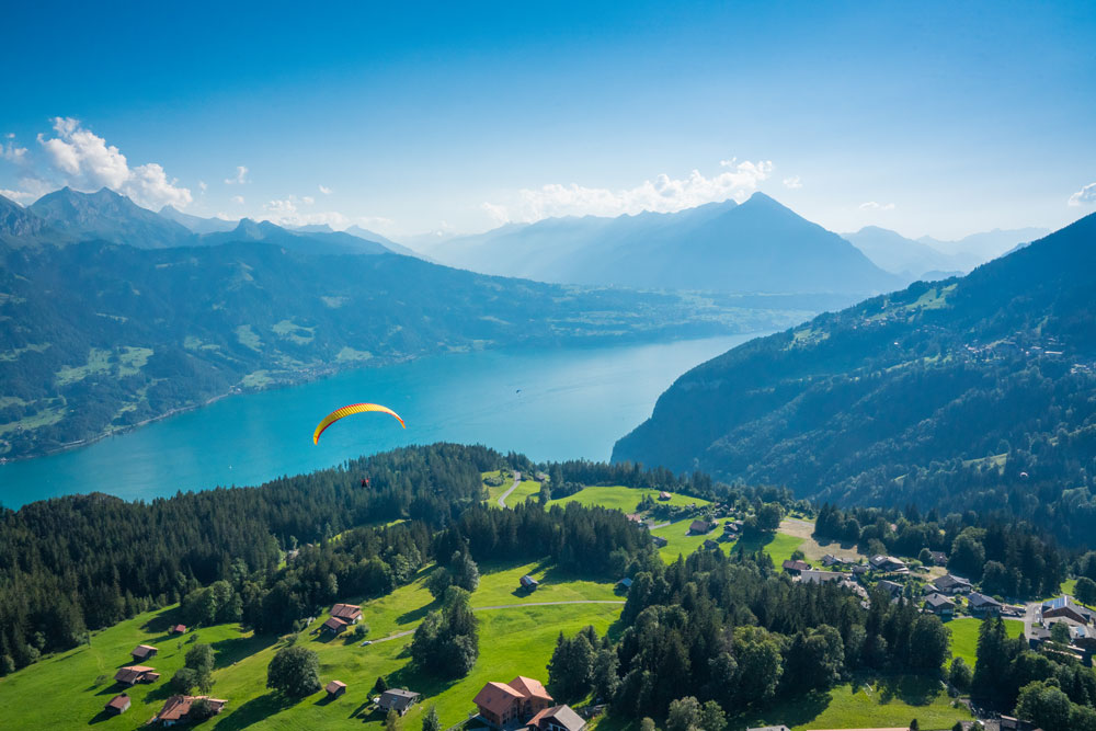 Harder Kulm Aussicht Interlaken
